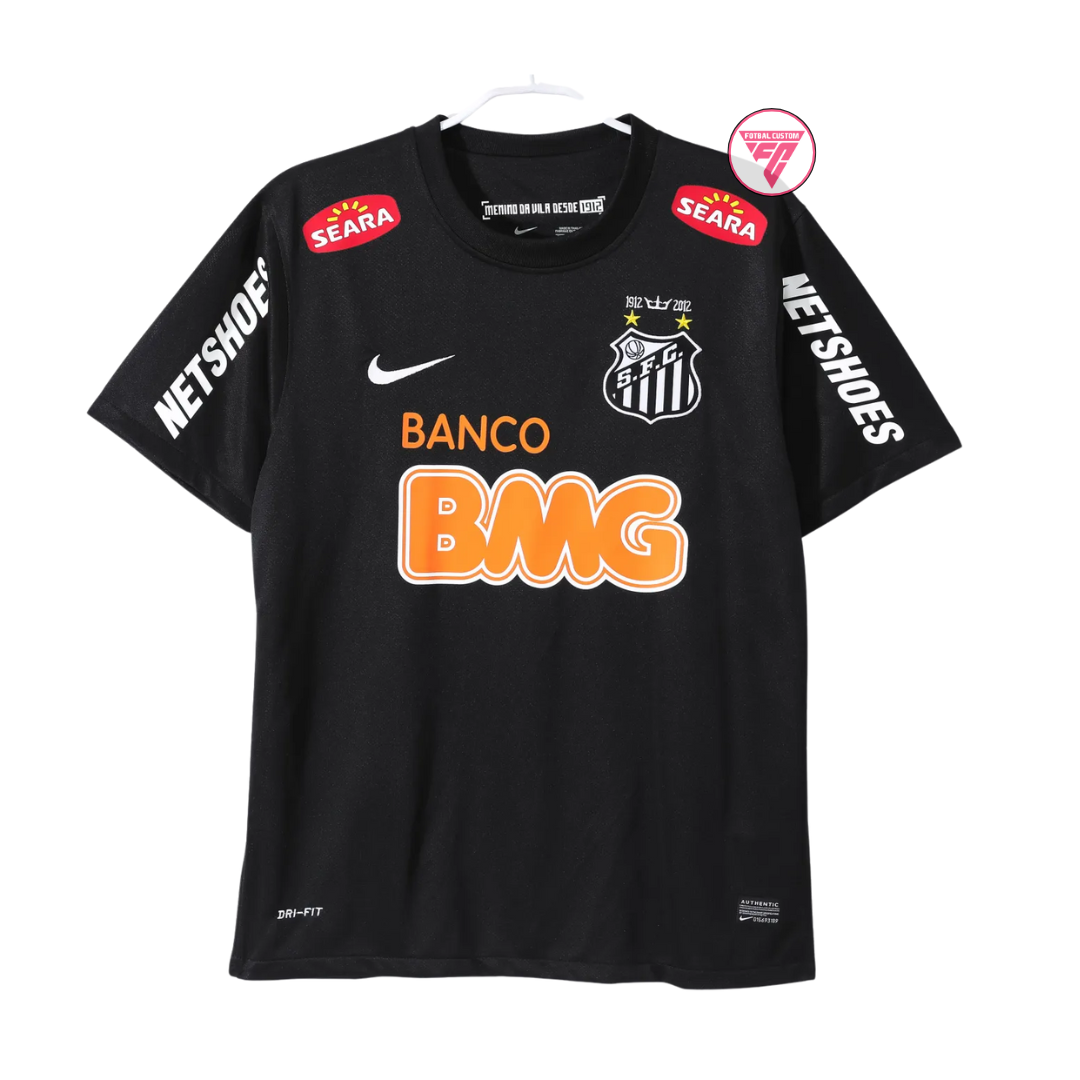 Tricou Santos 12/13 Black, Retro