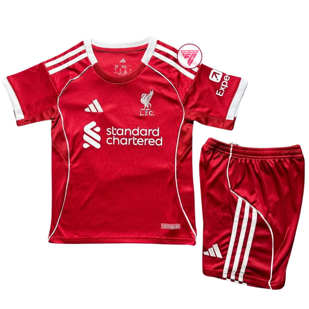 Kit Copii Liverpool 25/26 Home