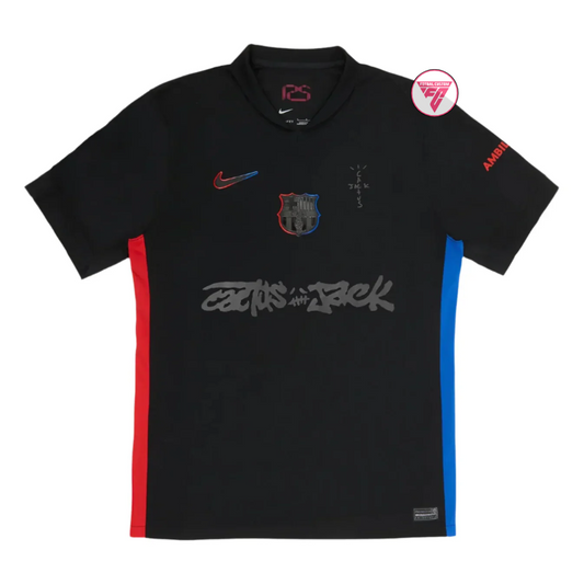 Tricou FC Barcelona x Cactus Jack 24/25 Away, Fan