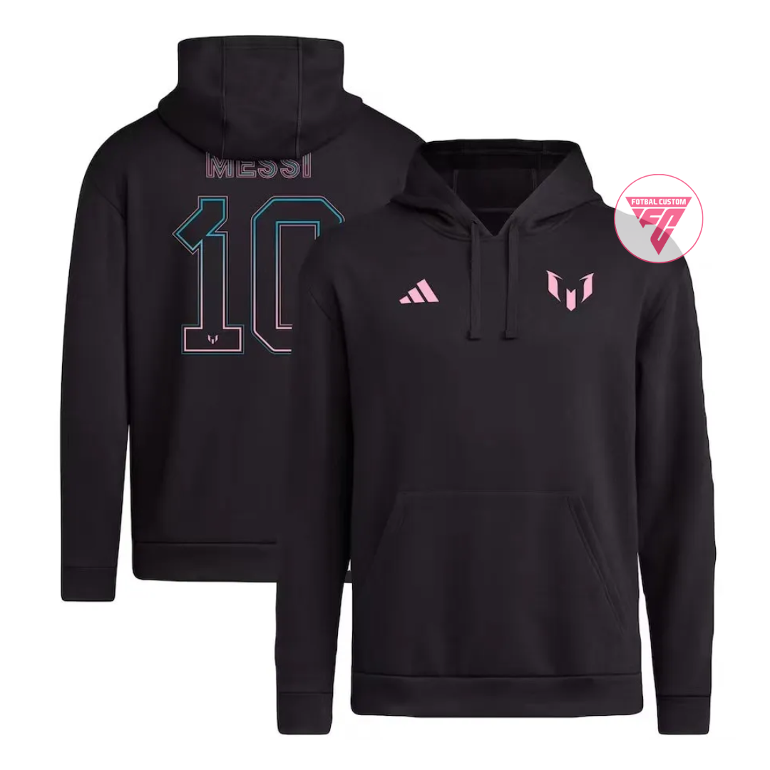 Hanorac Messi 10, Negru