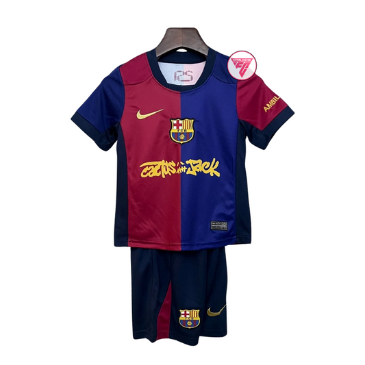 Kit Copii FC Barcelona x Cactus Jack Home