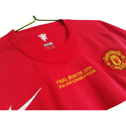 Tricou Manchester United 07/08 Home Long, Retro