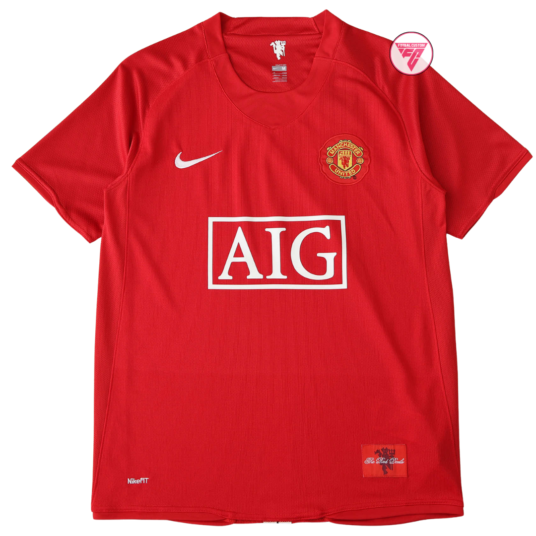 Tricou Manchester United 07/08 Home, Retro