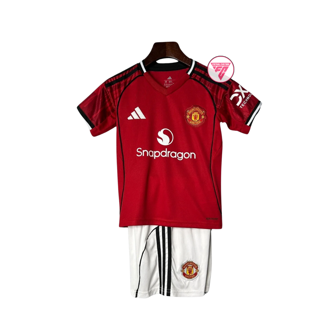 Kit Copii Manchester United 25/26 Home