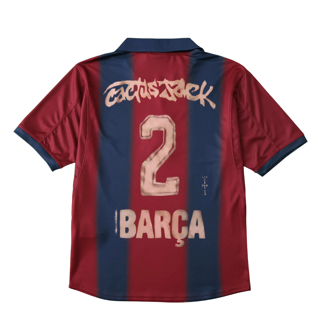 Tricou FC Barcelona x Cactus Jack, Retro