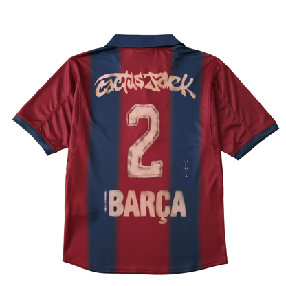Tricou FC Barcelona x Cactus Jack, Retro