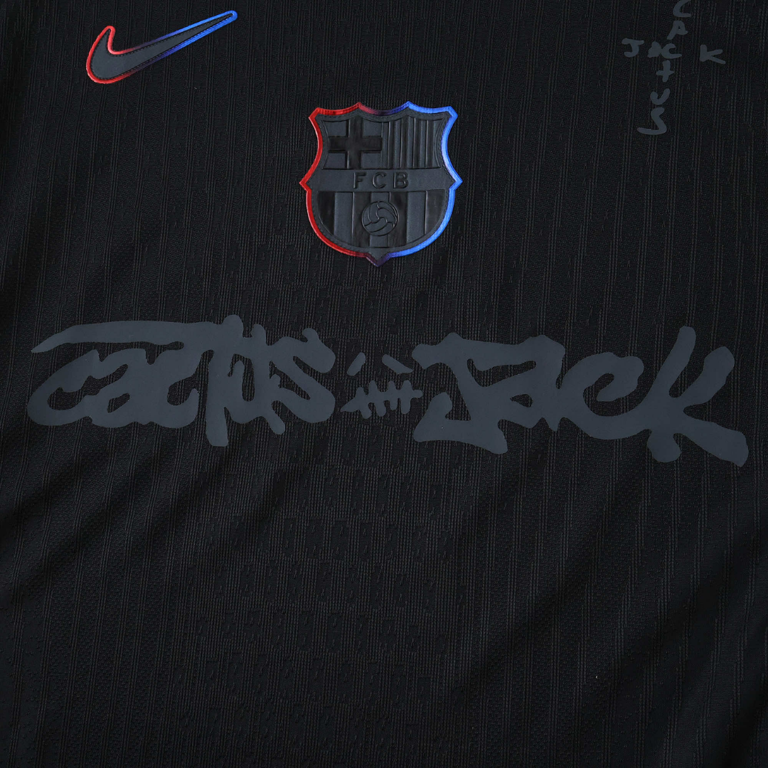 Tricou FC Barcelona x Cactus Jack 24/25 Away, Jucator