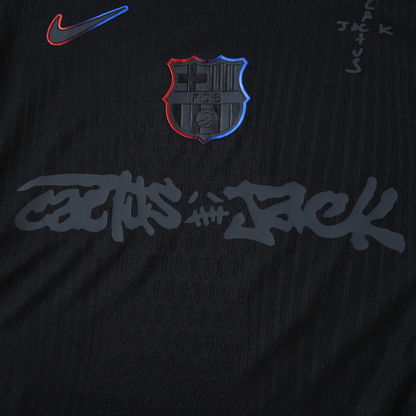 Tricou FC Barcelona x Cactus Jack 24/25 Away, Jucator