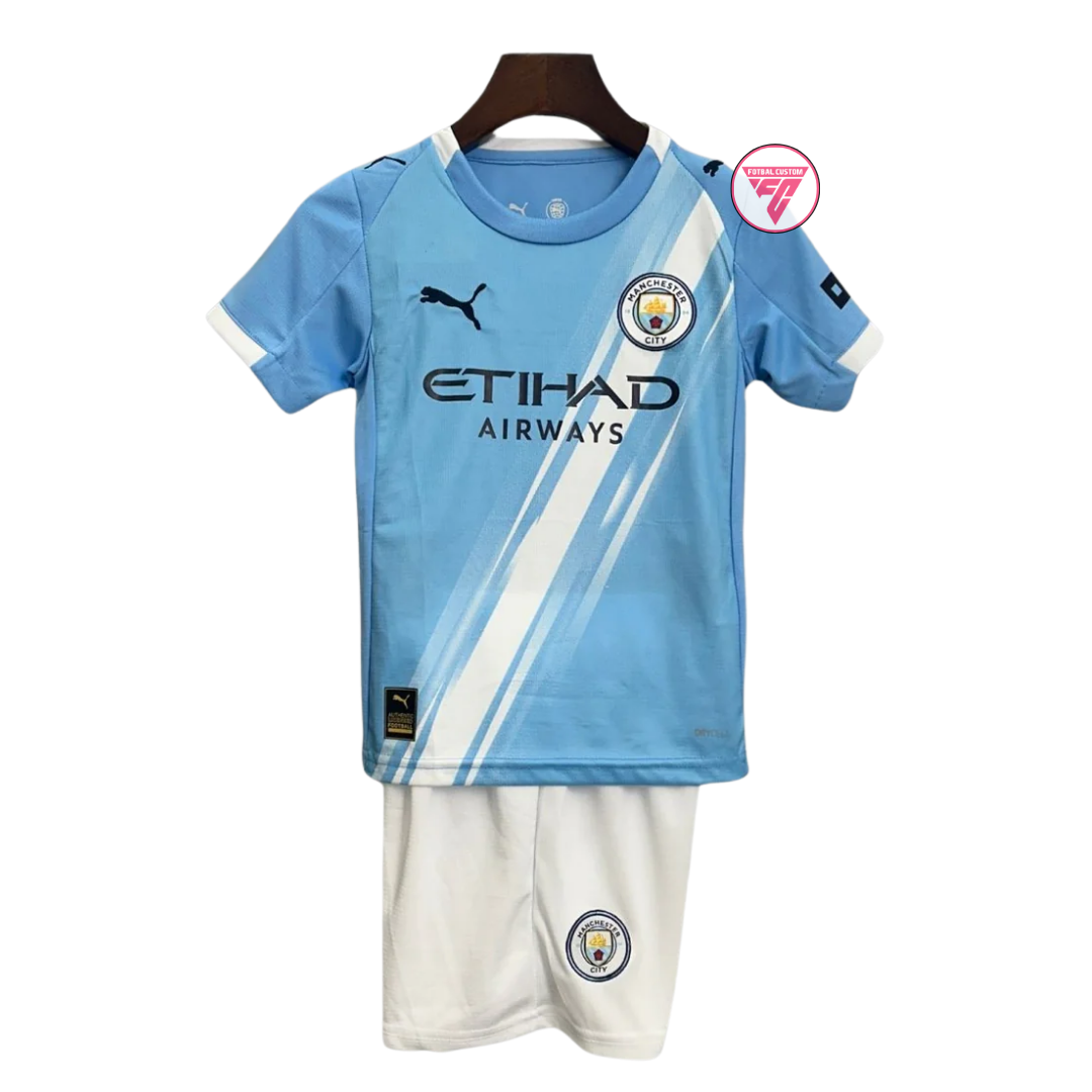 Kit Copii Manchester City 25/26 Home